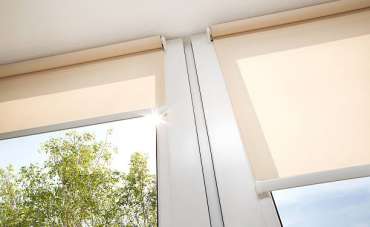 Sử dụng màn cuốn mang lại không gian hiện đại và tiện dụng