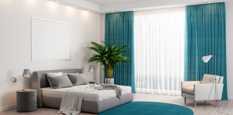 Cách phối màu rèm cửa sổ hài hòa với nội thất hiện đại